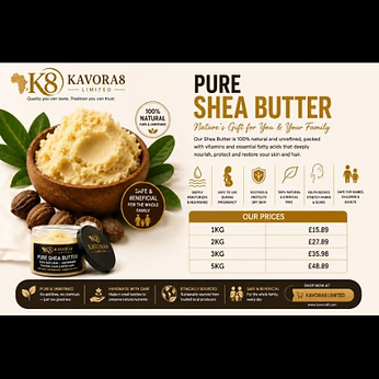 Pure Shea Butter - 1KG
