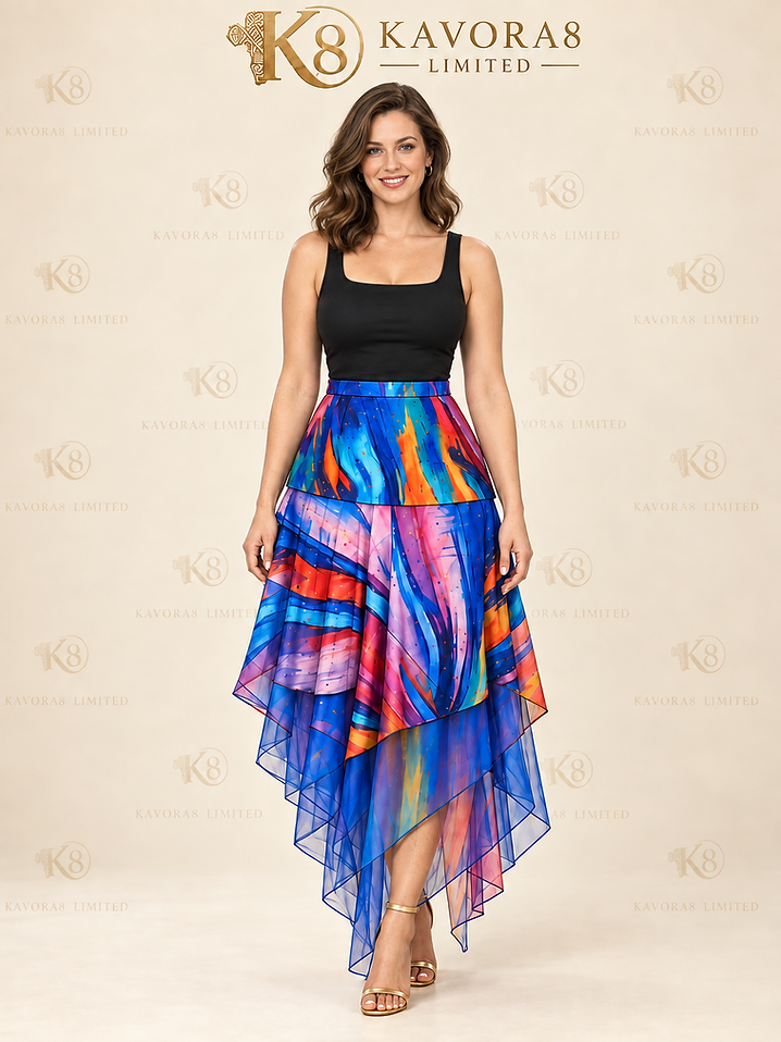 NAYA8 Layered Skirt