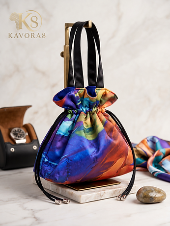 So8 Drawstring Bag - Silk