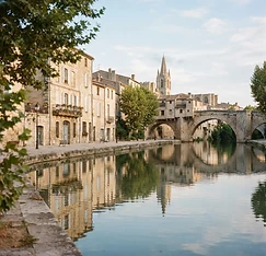 A tranquil waterway in Narbonne