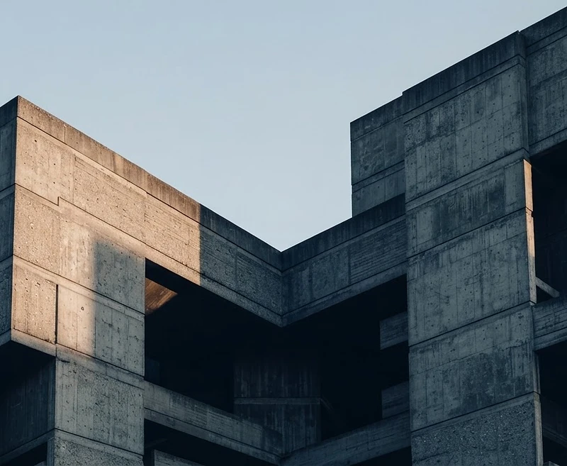 Architectural intersection symbolising transformation