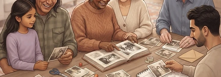 How to Turn Old Photos Into a Photo Book or Calendar