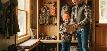 Teaching Young Hunters How to Properly Store and Organize Hunting Gear