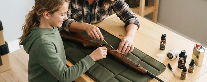 Teaching Young Hunters the Importance of Firearm Maintenance and Care