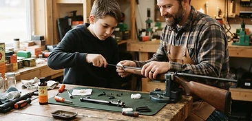 Teaching Young Hunters the Fundamentals of Ethical and Safe Firearm Cleaning