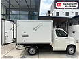 Side view of our Daihatsu Gran Max chiller box van with the rear doors open on stainless hinges