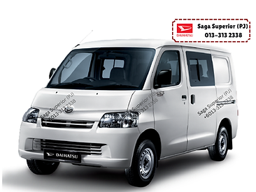 Daihatsu Gran Max Semi-Panel five-seater commercial van at Saga Superior