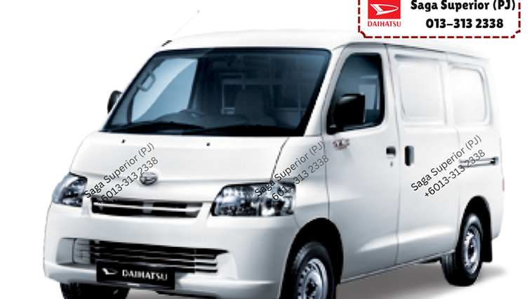 White Daihatsu Gran Max Panel Van at Saga Superior (PJ), Petaling Jaya