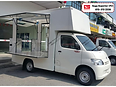 Daihatsu Gran Max mobile cafe van with the side serving hatch open and the fold-down counter, Saga Superior (PJ)
