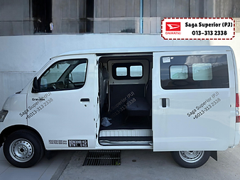 Daihatsu Gran Max Semi-Panel Van side view at Saga Superior Petaling Jaya