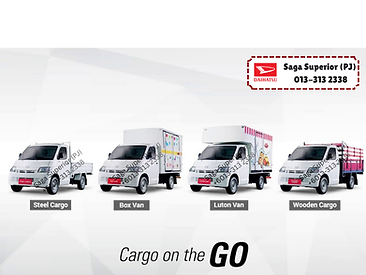 Daihatsu Gran Max Pick-Up with aluminium box body at Saga Superior