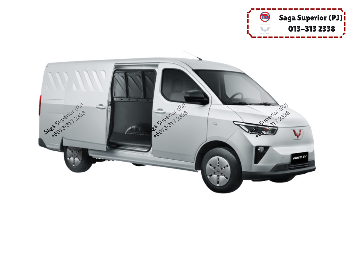 TQ Wuling Porta EV Electric Panel Van, 300 km & 400 km Range – Saga Superior (PJ)