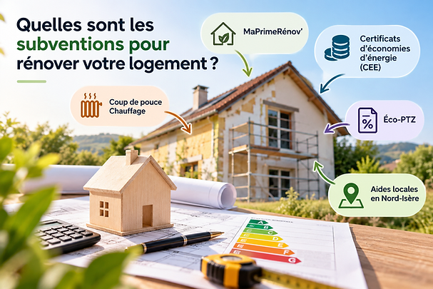Quelles sont les subventions pour rénover votre logement ?