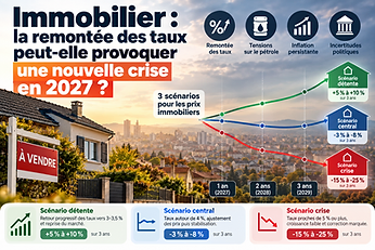 Immobilier : la remontée des taux peut-elle provoquer une nouvelle crise en 2027 ?