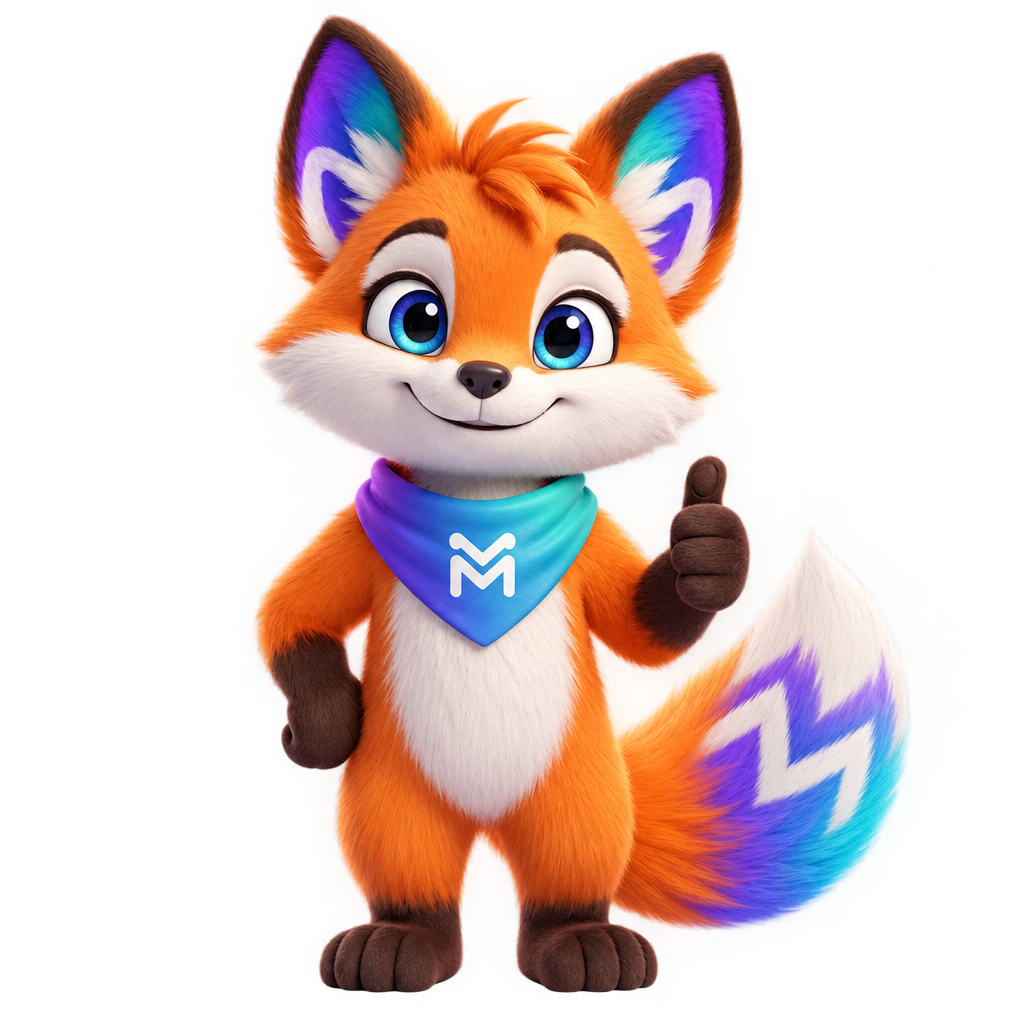 Schlaumi — LernBuddy Maskottchen