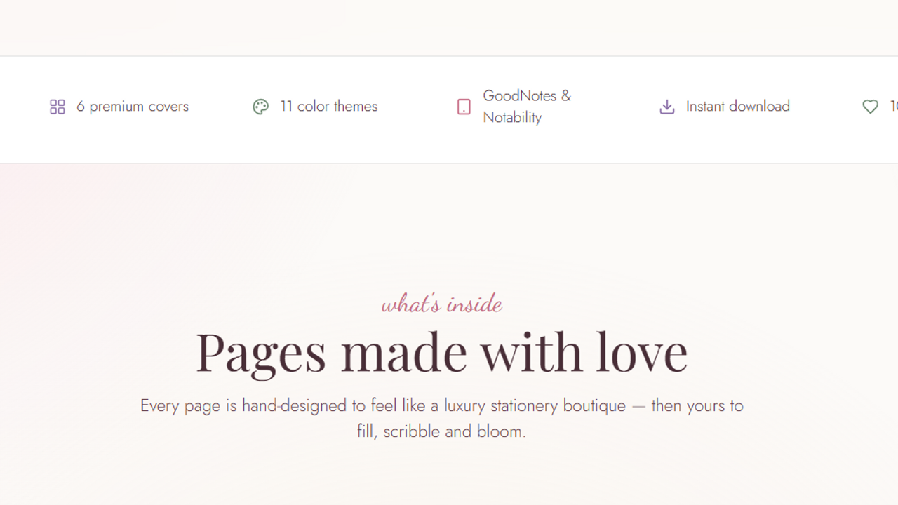 Daily / Weekly Planner Website/App template preview