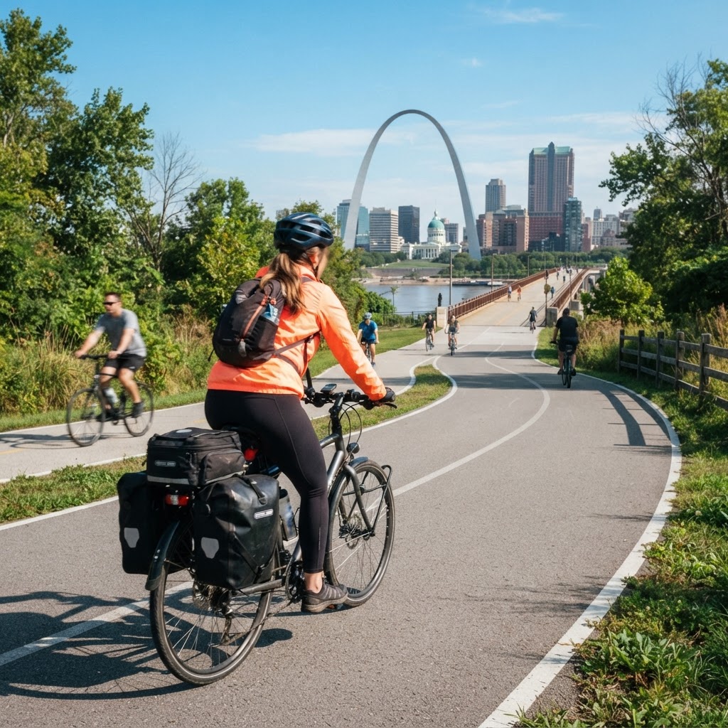 Bike Commuting in St. Louis: Safe Routes and Greenways