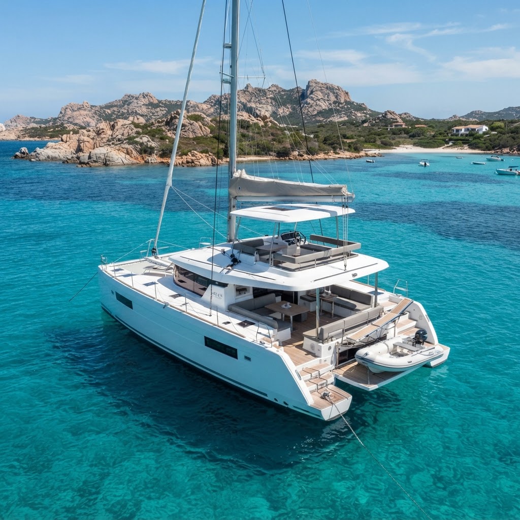 18m Catamaran with Crew