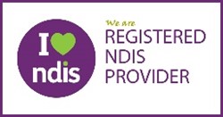 Registered NDIS Provider badge