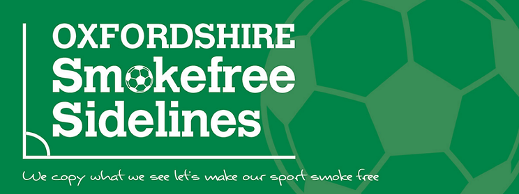 Oxfordshire Smokefree Sidelines campaign graphic