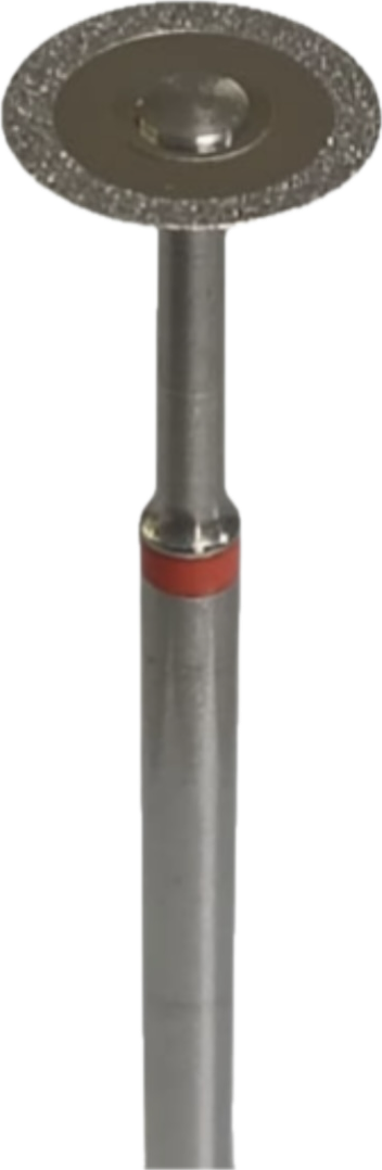 Mini diamond disc on mandrel — separation and contouring disc