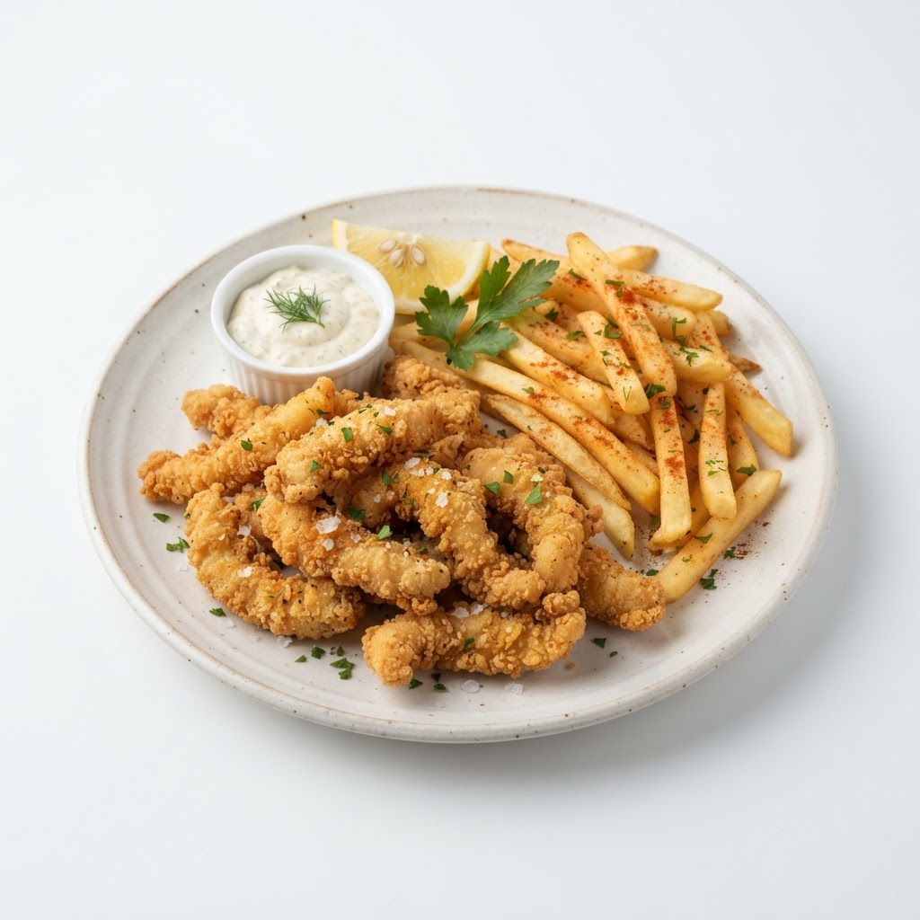 CLAM STRIPS DINNER