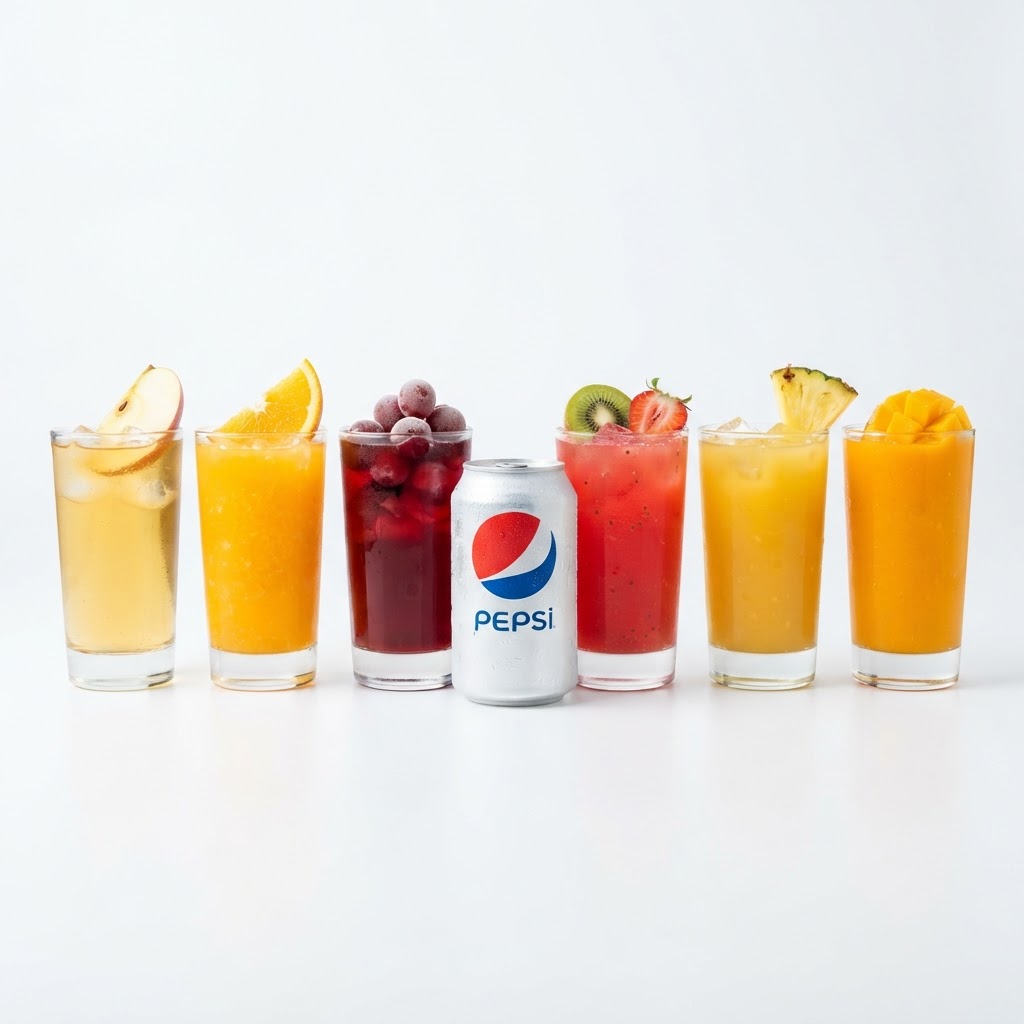 Dole Juices: Apple, Orange, Cran grape, Kiwi Strawberry, Pineapple Passion, Mango