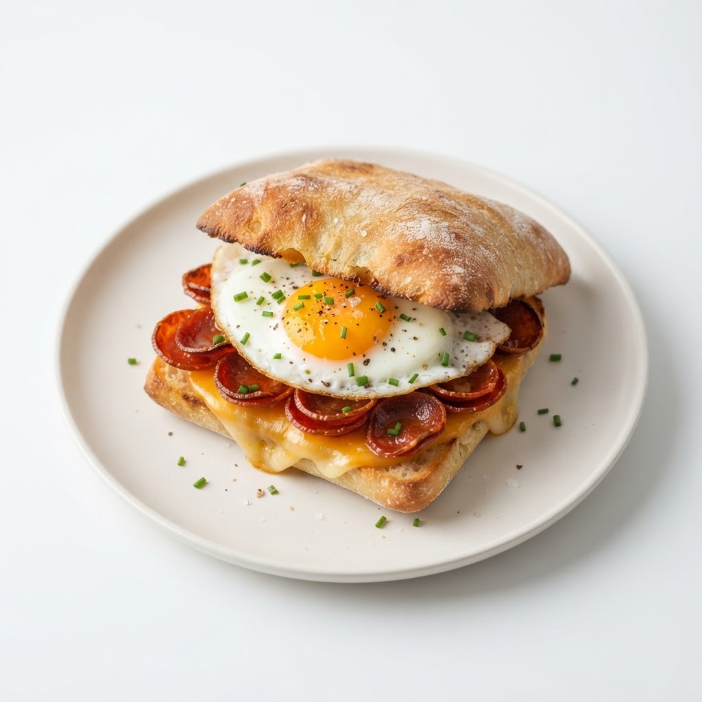 PEPPERONI, EGG & CHEESE