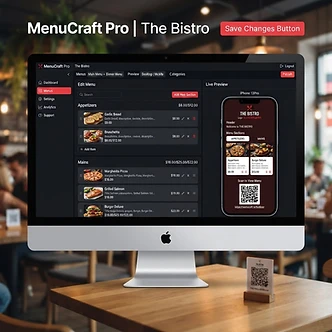 Step 5 — Build your digital menu