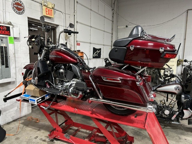 TJ's Bagger — Side (Before)