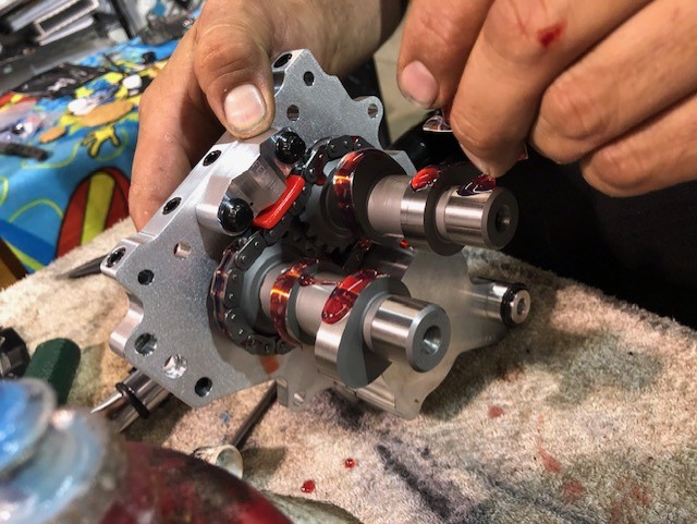 Assembly Lube on the Cams