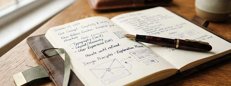 Outils de bilan de compétences – carnet et stylo