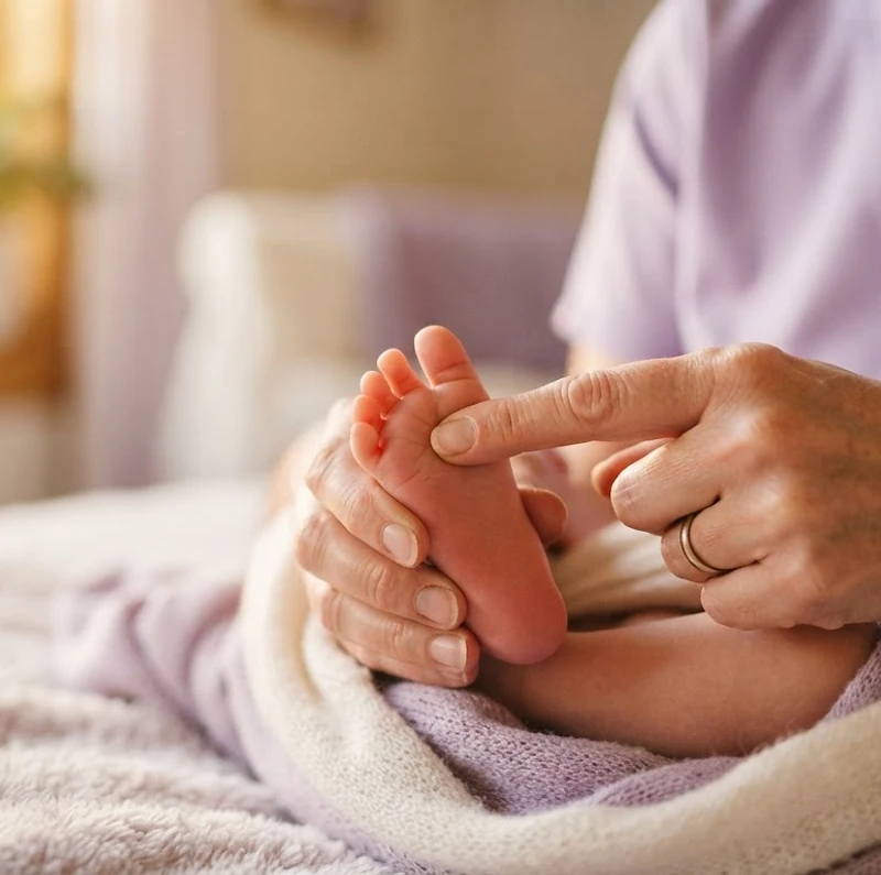 Reflexo Baby - Técnica de reflexologia em bebê