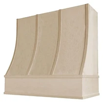 Sloped with Strapping range hood