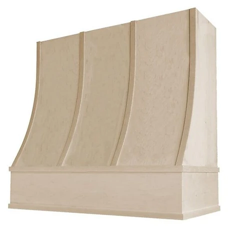 Sloped with Strapping range hood