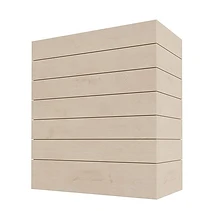 Box Straight with Shiplap range hood