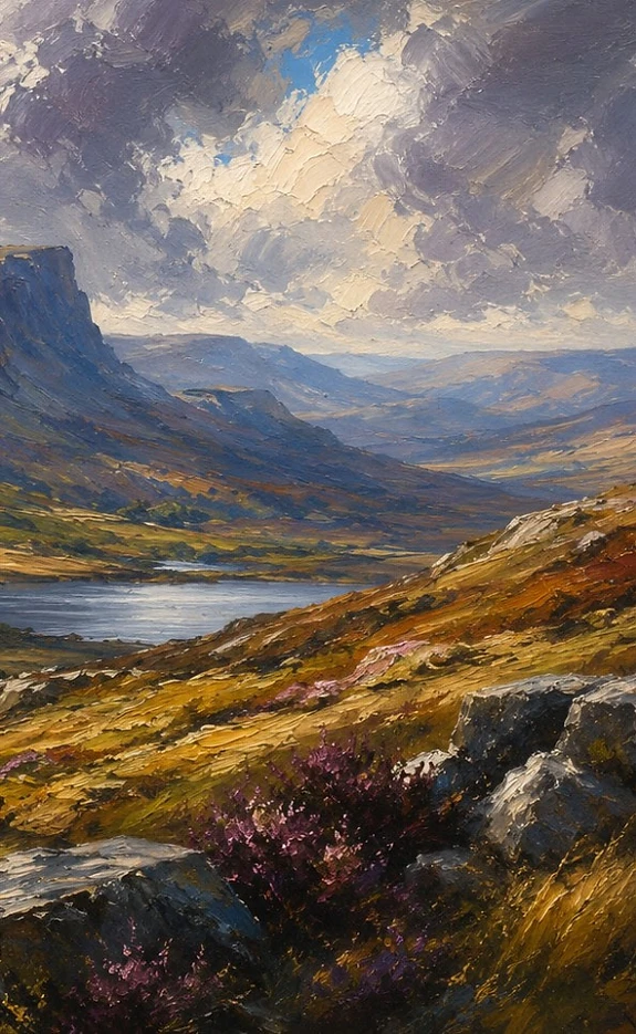 The Brecon Beacons landscape