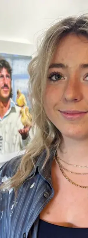 Makenzy Beard in her studio