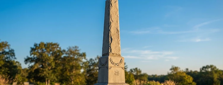 A veterans memorial monument topped with a gold star