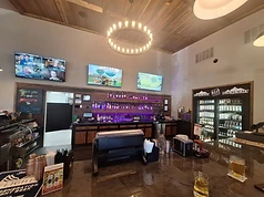 Warm bar interior