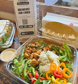 A fresh made-to-order salad