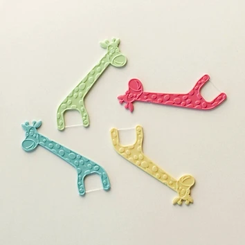 Dental Floss Picks — Giraffe 200pk