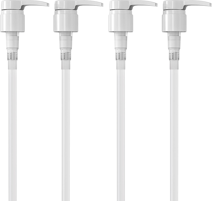 Shampoo/Conditioner Pump 4pk – White