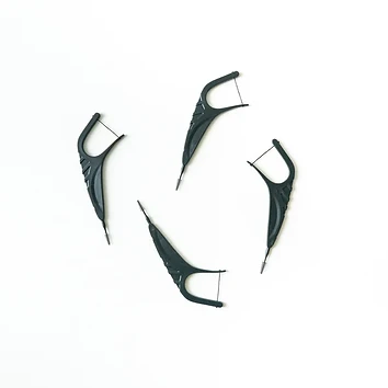 Dental Floss Picks — Charcoal 200pk