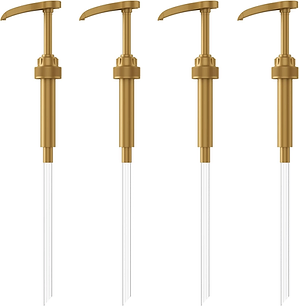 Coffee Syrup Pump 4pk – White
