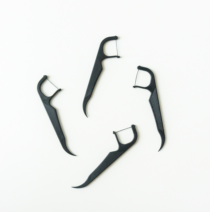 Dental Floss Picks — Charcoal 200pk