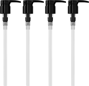 Shampoo/Conditioner Pump 4pk – Black