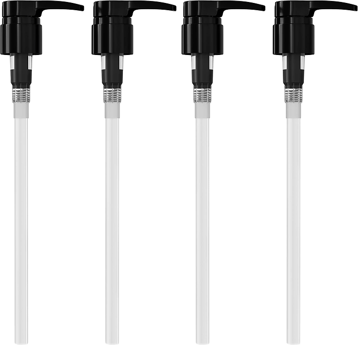Shampoo/Conditioner Pump 4pk – Black