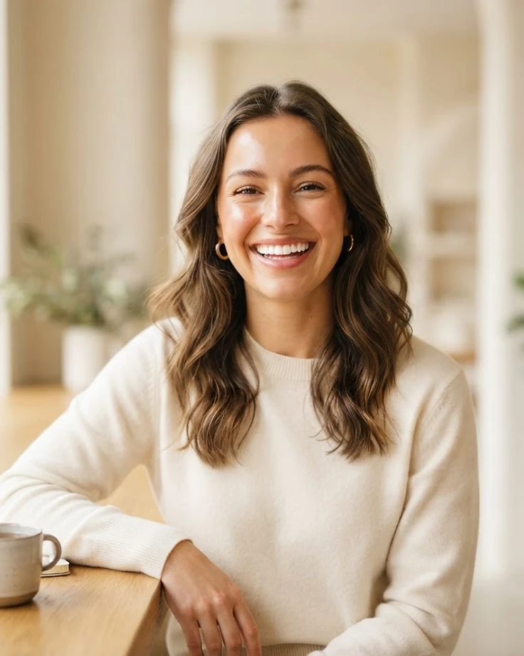 A healthy, radiant smile