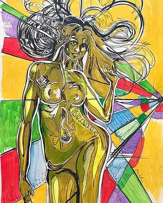 Prisma, acrílico, 2024